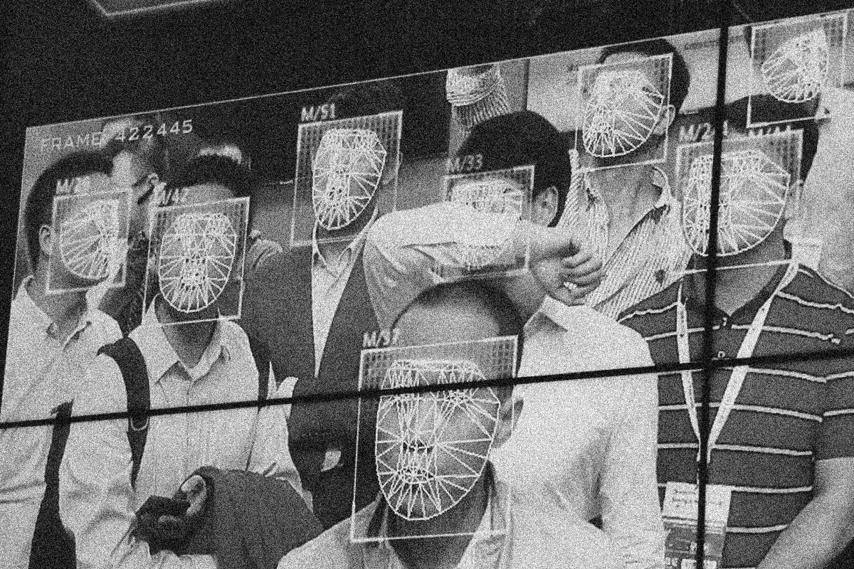 Facial recognition checkpoints at Beijing Daxing International Airport